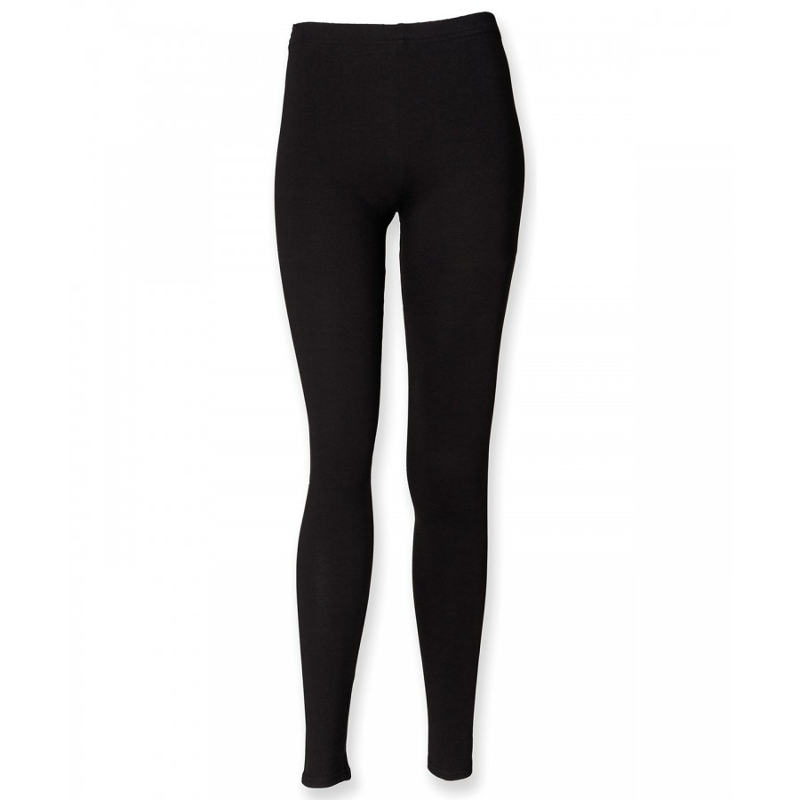 Girls Leggings Black General Schoolwear Loop